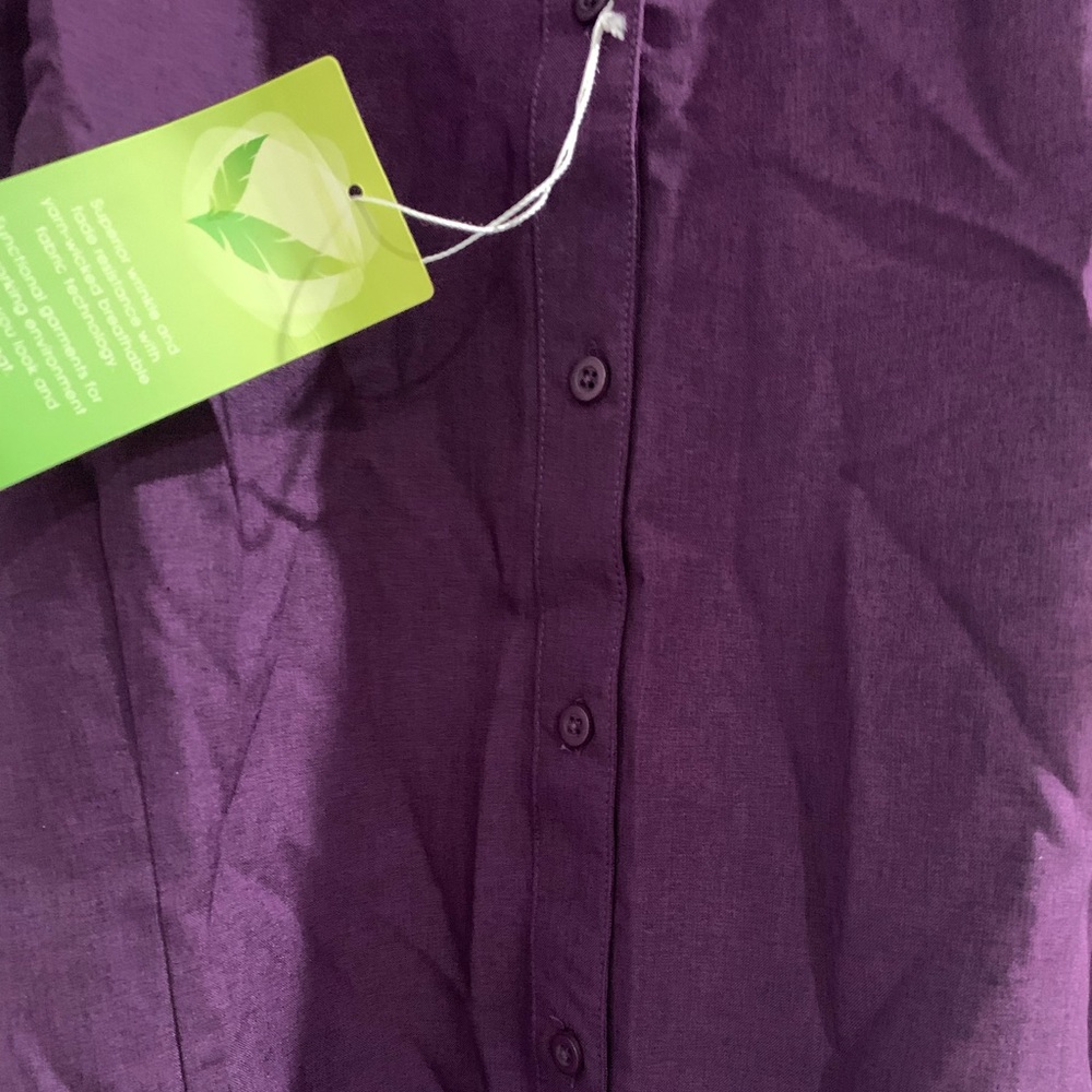 Biz Collection Purple Top Size 18 - Picture 3 of 6